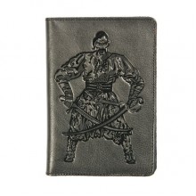 Кожаная обложка для паспорта Turtle, Казак, темно-синий Кожаная обложка для паспорта Turtle, Казак, темно-синий