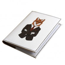 Обложка для паспорта "Hipster: Лис" + блокнотик Обложка для паспорта "Hipster: Лис" + блокнотик