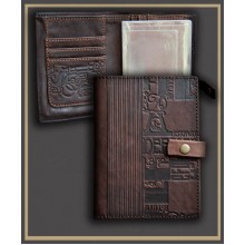 КОЖАНЫЙ БУМАЖНИК ВОДИТЕЛЯ "ПОЛОСА ДВИЖЕНИЯ" КОЖАНЫЙ БУМАЖНИК ВОДИТЕЛЯ "ПОЛОСА ДВИЖЕНИЯ"