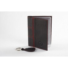 Обложка для авто документов с брелком Mercedes Обложка для авто документов с брелком Mercedes