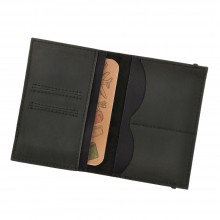 Обложка для паспорта 2.0 Графит (кожа) + блокнотик Обложка для паспорта 2.0 Графит (кожа) + блокнотик