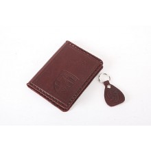 Обложка для авто документов с брелком Porsche Обложка для авто документов с брелком Porsche