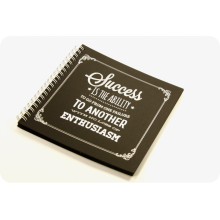 Блокнот с темными листами "Success" Блокнот с темными листами "Success"