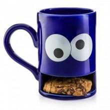 Чашка с отделением для печенья Monster Cookie Cup Donkey Синяя Чашка с отделением для печенья Monster Cookie Cup Donkey Синяя