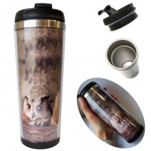 Термокружка "Коты и сова" Термокружка "Коты и сова"