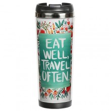 Термокружка "Кушай и путешествуй" Термокружка "Кушай и путешествуй"