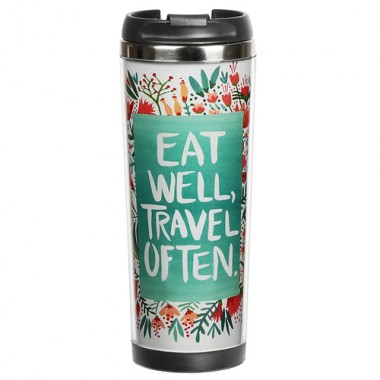 Термокружка "Кушай и путешествуй"