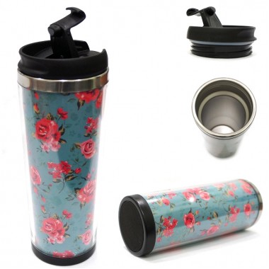 Термокружка "Розы винтажные"