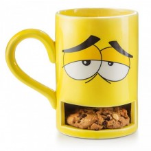 Чашка с отделением для печенья Monster Cookie Cup Donkey Желтая Чашка с отделением для печенья Monster Cookie Cup Donkey Желтая