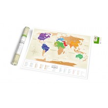 СКРЕТЧ-КАРТА МИРА GOLD NEW украинский СКРЕТЧ-КАРТА МИРА GOLD NEW украинский