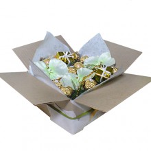 Букет из конфет Новогодняя посылка Букет из конфет Новогодняя посылка