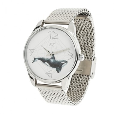 Часы наручные "Кит" металл