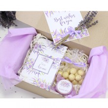 Подарочный набор "Весенняя лаванда" Подарочный набор "Весенняя лаванда"