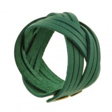 Браслет "Косичка" Изумруд Браслет "Косичка" Изумруд