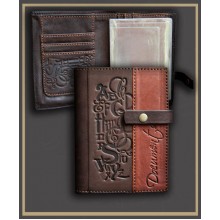 Кожаный бумажник водителя