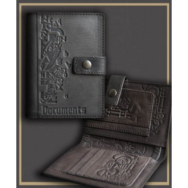 Кожаный бумажник водителя