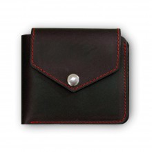 Портмоне 4.2 (4 кармана, кнопка) Графит-клубника Портмоне 4.2 (4 кармана, кнопка) Графит-клубника