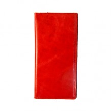 Кожаное портмоне для денег Turtle, классик, красный Кожаное портмоне для денег Turtle, классик, красный