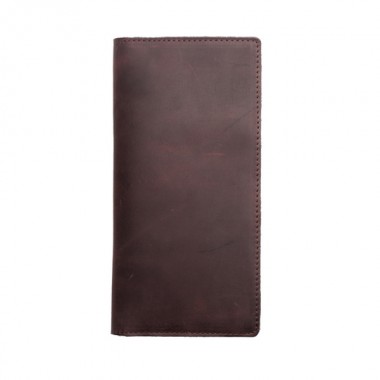Кожаное портмоне для денег Turtle, классик, темно-коричневый