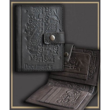 Бумажник водителя c отделениями для автодокументов, паспорта, бумажных денег, визитных и кредитных карточек