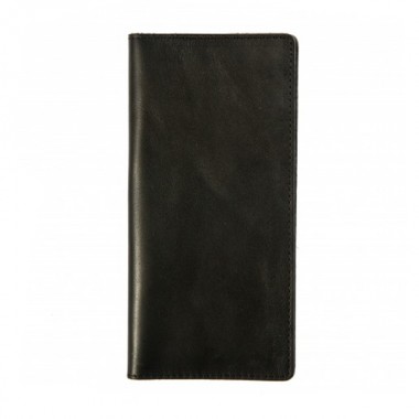 Кожаное портмоне для денег Turtle, классик, черный