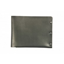 Кожаный кошелек на заклепках Turtle, черный Кожаный кошелек на заклепках Turtle, черный