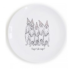 Тарелка "Голодные сурикатики" Тарелка "Голодные сурикатики"