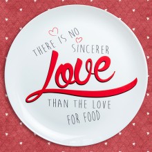 Тарелка Love food Тарелка Love food
