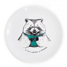 Тарелка "Енот-обжора" Тарелка "Енот-обжора"