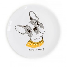 Тарелка «Французский Бульдог» Тарелка «Французский Бульдог»