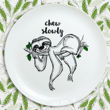 Тарелка "Slowly" Тарелка "Slowly"