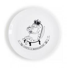 Тарелка "Кот в кресле" Тарелка "Кот в кресле"