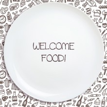 Тарелка Welcome Тарелка Welcome