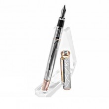 Ручка перьевая "Silver with gold" Ручка перьевая "Silver with gold"