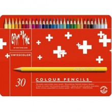 Набор Карандашей Caran d'Ache Swisscolor Металлический бокс 30 цветов Набор Карандашей Caran d'Ache Swisscolor Металлический бокс 30 цветов