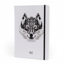 Скетчбук Crazy Sketches - Wolf - уплотненная бумага Скетчбук Crazy Sketches - Wolf - уплотненная бумага