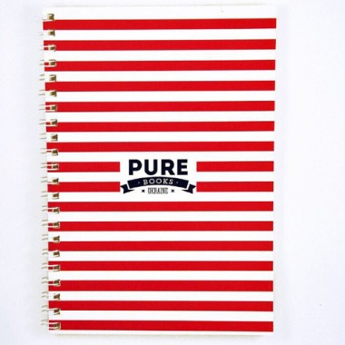 Cкетчбук Pure Books красный