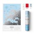 Скретч-карта Европы "Travel Map Silver Europe"