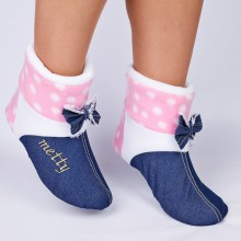 Джинсовые тапочки Леди Джинсовые тапочки Леди