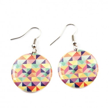 Серьги "Калейдоскоп"