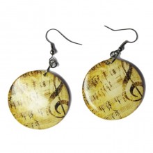 Серьги "Ноты"