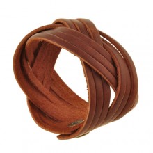 Браслет "Косичка" Коньяк Браслет "Косичка" Коньяк