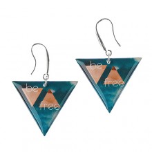 Серьги "Будь свободным"