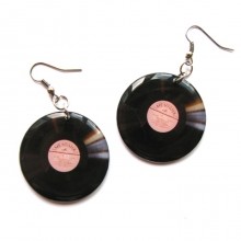 Серьги "Пластинки"