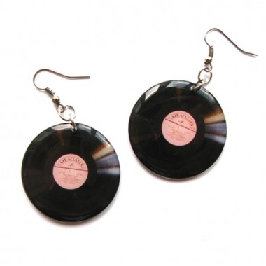 Серьги "Пластинки"