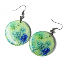 Серьги "Полевые цветы" Серьги "Полевые цветы"