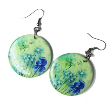 Серьги "Полевые цветы"