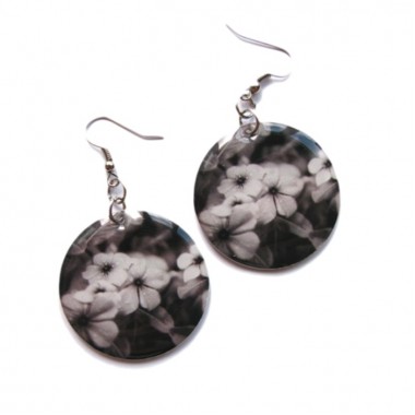 Серьги "Фиалки"