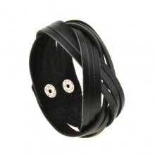 Браслет "Косичка" Уголь Браслет "Косичка" Уголь