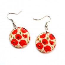 Серьги "Маки"